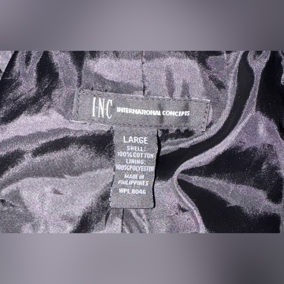 INC Brand Black Double-Breasted Women's Coat size Large - Picture 8 of 10